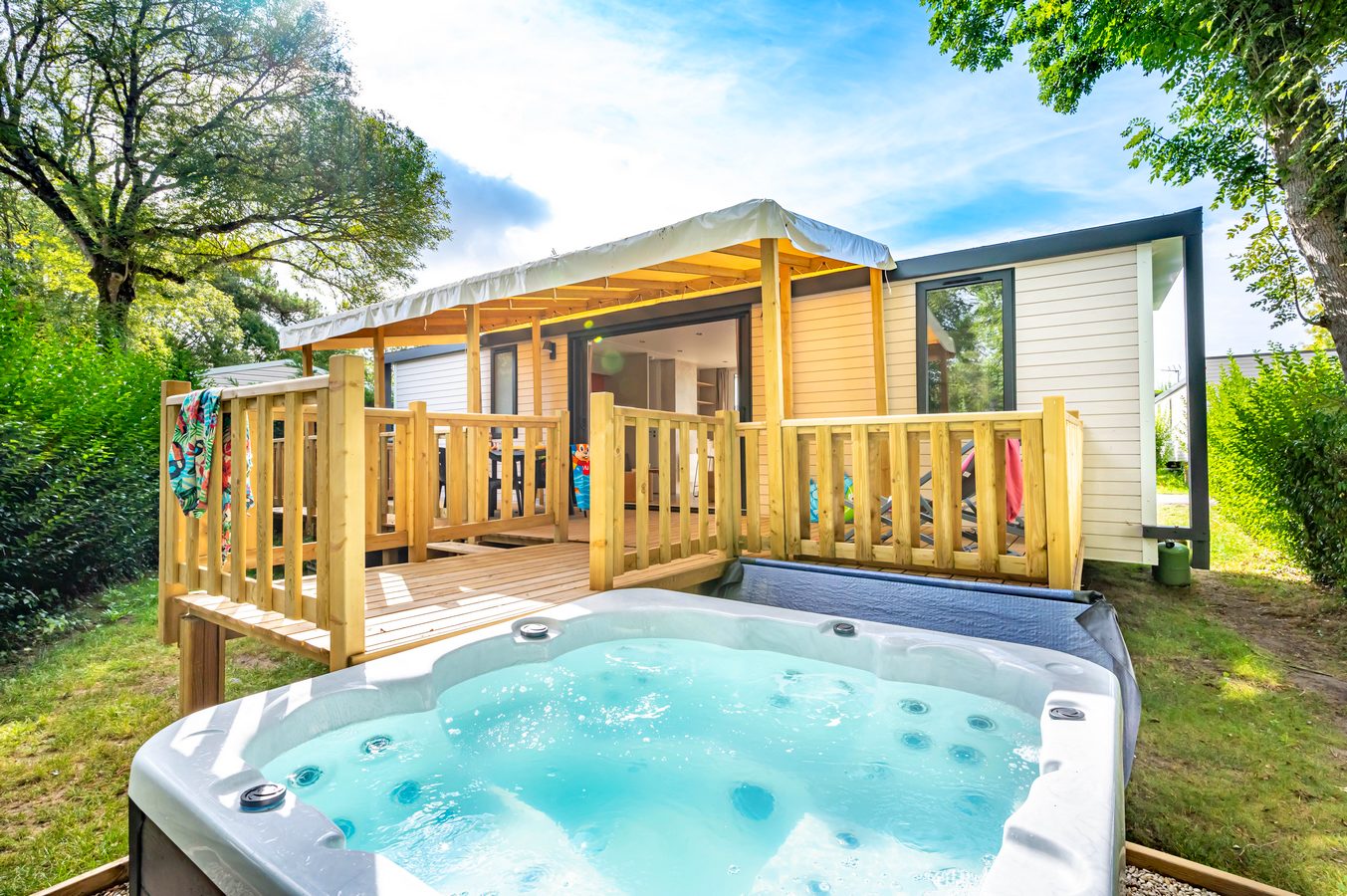 Campsite With Luxury Cottage And Private Spa Near Carnac In Morbihan 56 Campsite With Luxury Cottage And Private Spa Near Carnac In Morbihan 56