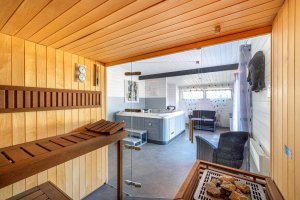 Sauna, espace bien-être {JPEG}